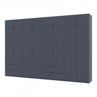 Шкаф для одежды Doros Лукас 4+4ДСП 2400х3600х500 мм графит / графит