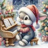 Набор для творчества GoToArt со стразами на подрамнике 5D Праздничный концерт 25x25 см 177341