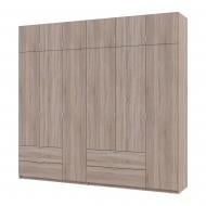 Шафа для одягу Doros Лукас 3+3ДСП 2400х2550х500 мм дуб сонома / дуб сонома Шафа для одягу Doros Лукас 3+3ДСП 2400х2550х500 мм дуб сонома / дуб сонома