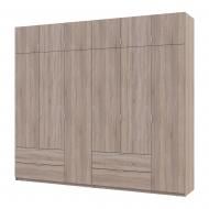 Шафа для одягу Doros Лукас 3+3ДСП 2400х2700х500 мм дуб сонома / дуб сонома