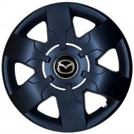 Ковпак для коліс SJS Mazda 413 R16" 4 шт. чорний (110778)
