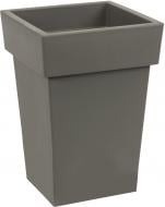 Горшок пластиковый Prosperplast Lofly square квадратный 24,3 л серый (70722-405) Горшок пластиковый Prosperplast Lofly square квадратный 24,3 л серый (70722-405)