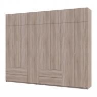 Шкаф для одежды Doros Лукас 3+4ДСП 2400х2950х500 мм дуб сонома / дуб сонома