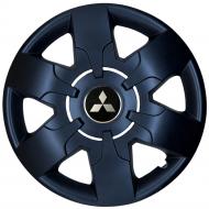 Ковпак для коліс SJS Mitsubishi 413 R16" 4 шт. чорний (110780)