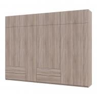 Шафа для одягу Doros Лукас 3+4ДСП 2400х3150х500 мм дуб сонома / дуб сонома