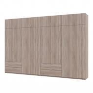 Шафа для одягу Doros Лукас 4+4ДСП 2400х3600х500 мм дуб сонома / дуб сонома