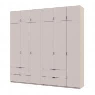 Шкаф для одежды Doros Лукас 3+3ДСП 2400х2400х500 мм кашемир / кашемир