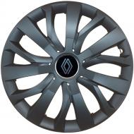 Колпак для колес SJS Renault NEW 432 R16" 4 шт. черный (110080)