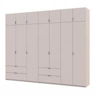 Шкаф для одежды Doros Лукас 3+4ДСП 2400х2950х500 мм кашемир / кашемир