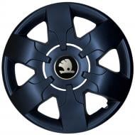 Колпак для колес SJS Skoda 413 R16" 4 шт. черный (110786)
