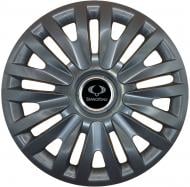 Колпак для колес SJS SsangYong 412 R16" 4 шт. черный (110086)