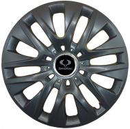 Колпак для колес SJS SsangYong 429 R16" 4 шт. черный (110088)