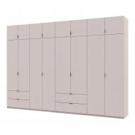 Шкаф для одежды Doros Лукас 4+4ДСП 2400х3400х500 мм кашемир / кашемир