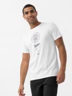 Футболка 4F TSHIRT M0890 4FAW23TTSHM0890-10S р.S белый