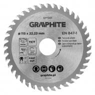 Пильный диск GRAPHITE 115x22,23x1,9 Z40 57T201