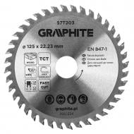 Пильный диск GRAPHITE 125x22,23x1,9 Z40 57T203