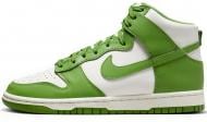 Кроссовки женские демисезонные Nike DUNK HIGH DD1869-300 р.38,5 белые с зеленым