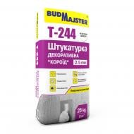 Декоративна штукатурка короїд на білому цементі BudMajster "T-244" 2,5 мм 25 кг