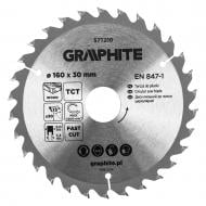 Пильный диск GRAPHITE 160x30x2 Z30 57T210