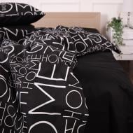 Простынь Ranforce Elite 17-4847 Franco 150x220 см черный с белым MirSon