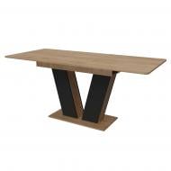 Стол обеденный KS Wood Ден 1400(1800)x800x784мм дуб крафт золотой/графит