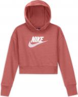 Джемпер Nike G NSW CLUB FT CROP HOODIE HBR DC7210-814 оранжевый