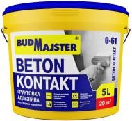 Грунтовка адгезионная BudMajster G-61 BETON KONTAKT 5 л