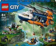 Конструктор LEGO City Вертоліт у базовому таборі для дослідження джунглів 60437