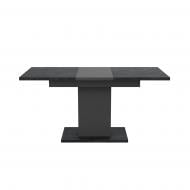 Стол обеденный KS Wood Грейс 1100(1500)x675x750мм угольный камень/антрацит