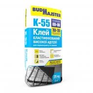 Клей універсальний BudMajster "K-55" еластифікований високої адгезії для керамограніту та каменю 25 кг