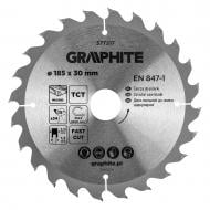 Пильный диск GRAPHITE 185x30x2 Z24 57T217