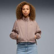 Куртка женская Puma HER Relaxed Woven Full-Zip Jacket 69188788 р.XL бежевая