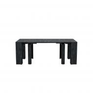 Стол-трансформер KS Wood Пітон 400(2800)x900x750мм угольный камень