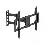 Кронштейн настенный Gembird WM-90ST-01, (до 50 кг) поворотно-наклонные 37"-90" черный