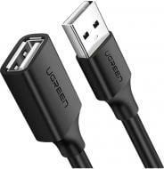 Кабель UGREEN US103 USB-A to USB-A Nickel Plating Extension Cable 3 м black (10317)