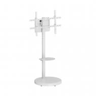 Мобильная подставка Gembird TVS-86TR-01-W, (до 50 кг) поворотно-наклонные 37"-86" черный