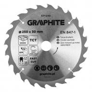 Пильный диск GRAPHITE 250x30x2,4 Z24 57T230