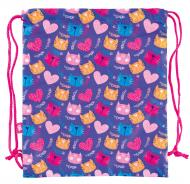 Сумка-мешок YES SB-10 Loving Cats фиолетовый (557442)