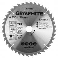 Пильный диск GRAPHITE 250x30x2,4 Z40 57T231
