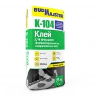 Клей для теплоизоляции BudMajster K-104 для крепления пенополистирольных и минераловатных плит 25 кг