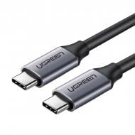 Кабель UGREEN US161 Type-C-Type-C 60 W 3A Gen1 5Gbps Cable 1,5 м black (50751)