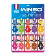 Ароматизатор подвесной WINSO Lucky Leaf дисплей MIX 500092 15 мл