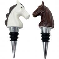 Корок для пляшки коник порцеляна (в асортименті) 11,5x3 см ZY24A303