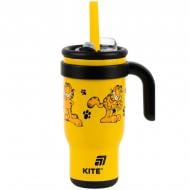Термокухоль KITE Garfield з трубочкою 530 мл GF25-1266