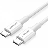 Кабель UGREEN USB 2.0 Type-C M-M (20V/5A) (100W) US300 1,5 м белый (80370)