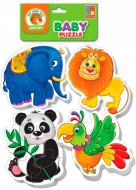 Пазлы мягкие Vladi Toys Зоопарк VT1106-80 Пазлы мягкие Vladi Toys Зоопарк VT1106-80