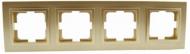 Рамка четырехместная Mono Despina универсальная бронзовый 102-230000-163