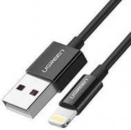 Кабель UGREEN US155 USB - Lightning Cable 2 м black (80823)