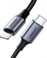 Кабель UGREEN USB 2.0 Type-C M-Lightning M (20V/3A) 60W US304 2 м black (60761)