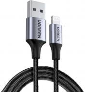 Кабель UGREEN USB AM-Lightning M 2.4A US199 1 м чорний (60156)